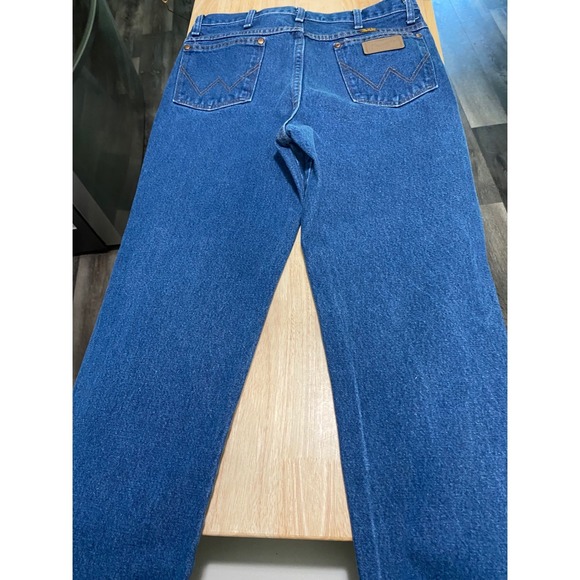 Wrangler Other - Wrangler 936DEN Cowboy Cut Slim Fit Jeans Blue Denim Mens 34x32